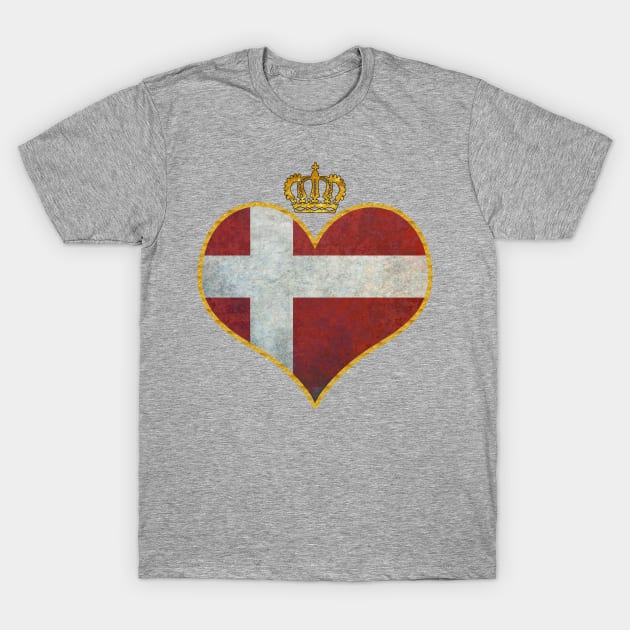 Love Denmark T-Shirt by PurplePeacock